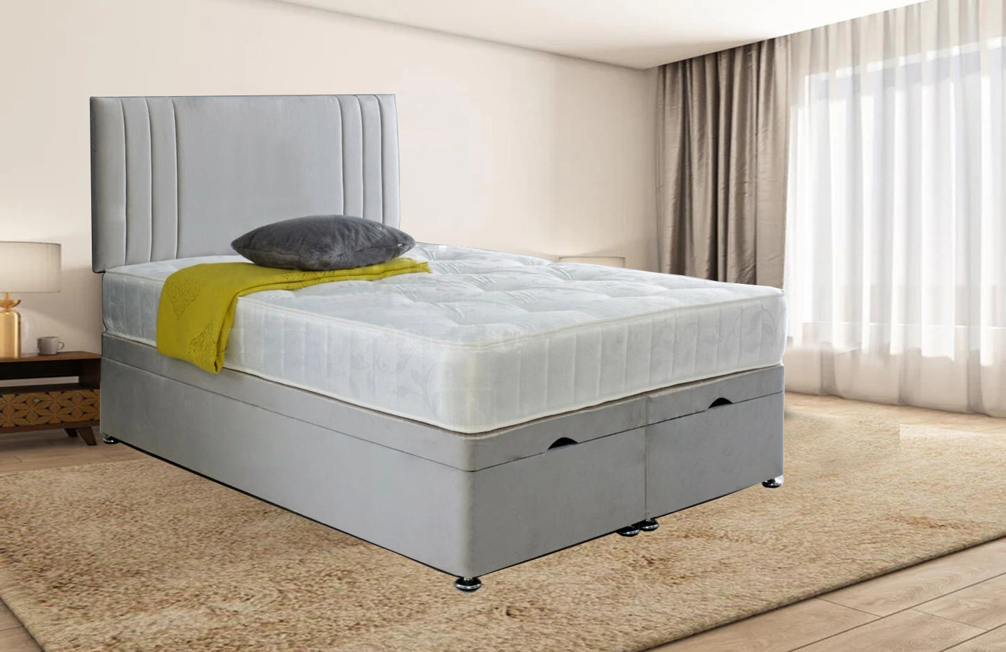 Samiraq Terra Tranquility Designer Headboard Luxurious Ottoman Bed