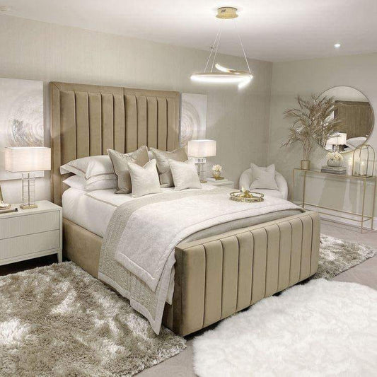 Samiraq Embrace Extra Cushion Panel Bed - Custom Sizes - Free UK Delivery - Super King Beds