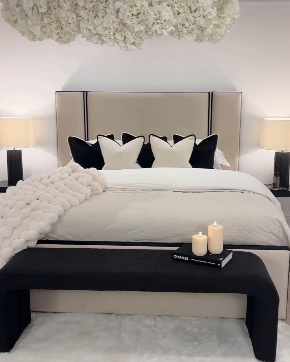 Samiraq Boucle Bliss Bed - Optional Gas Lift Storage, Custom Sizes & Free UK Delivery