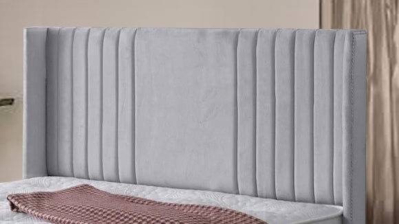 Samiraq Solstice Slumber Storage Ottoman Bed with Designer Wing Back Headboard