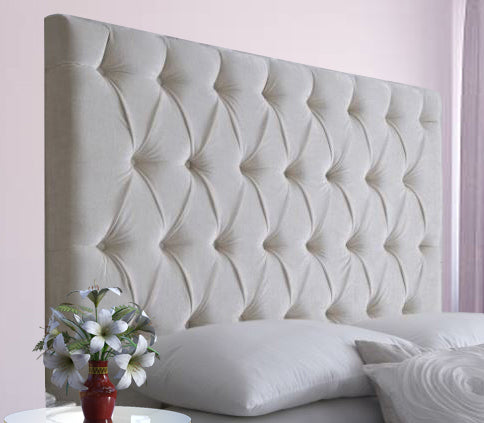 Silken Sophistication Chesterfield Headboard: Timeless Luxury - SAMIRAQ