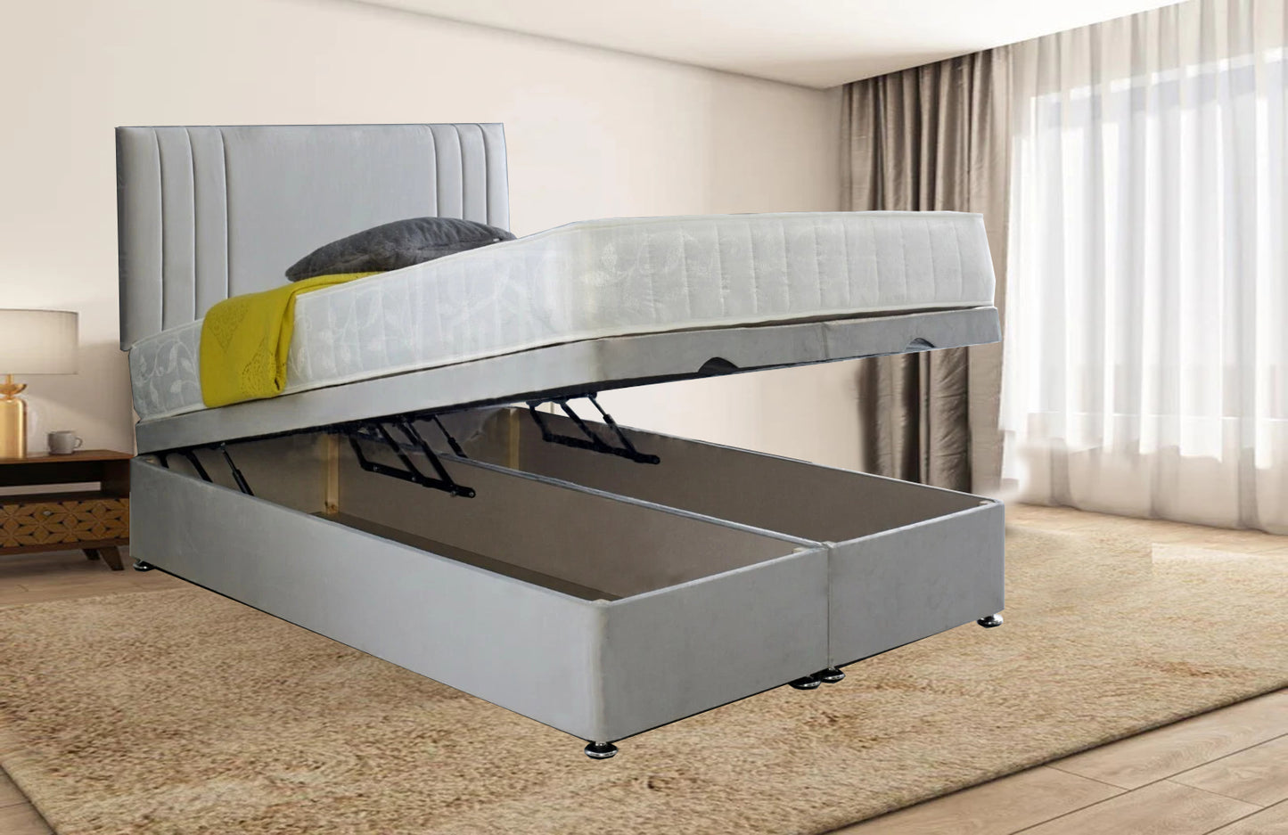 Samiraq Terra Tranquility Designer Headboard Luxurious Ottoman Bed