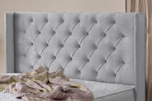 Zenith Rest Ottoman Solid Base Bed with Storage