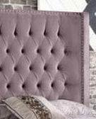 Samiraq Beaded Chesterfield Charm Bed - Optional Gas Lift Storage & Custom Sizes - Free UK Delivery