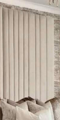 Samiraq Burj Elegant Panel Bed - Luxury Upholstered Bed Frame in Cream Velvet with 70-Inch Padded Headboard, 24-Inch Footboard, Triple Layer Foam, Optional Gas Lift Storage & Custom Sizes - Free UK Delivery