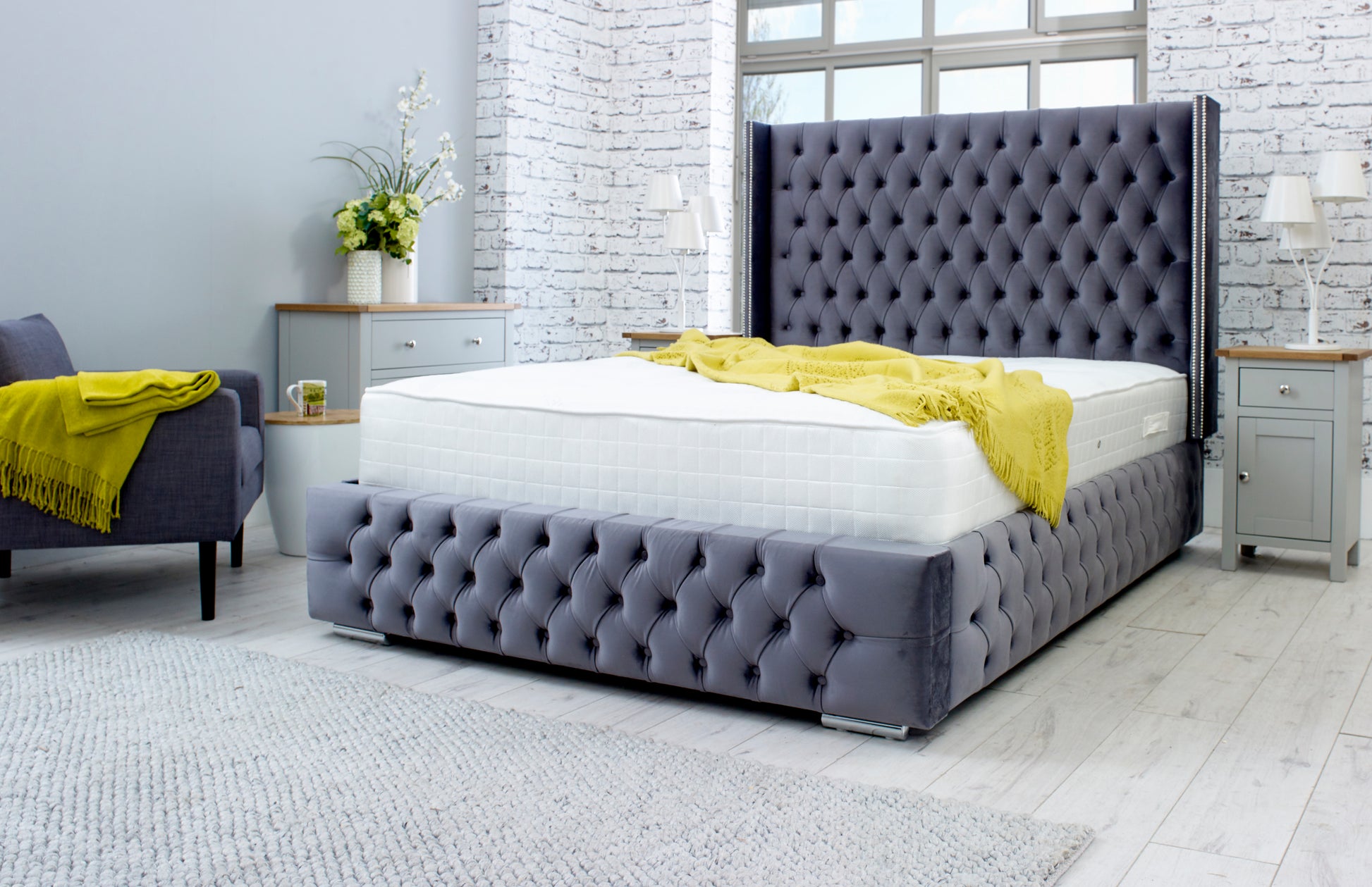 Experience Luxury with the Balmoral Ambassador Upholstered Bed - SAMIRAQ