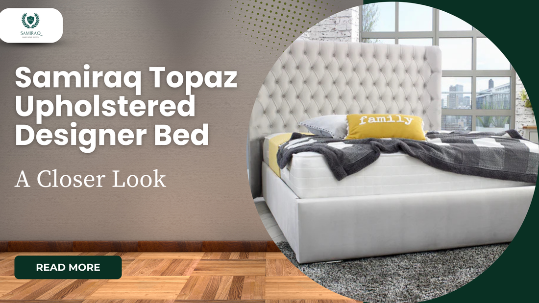 Samiraq Topaz Upholstered Designer Bed: A Closer Look