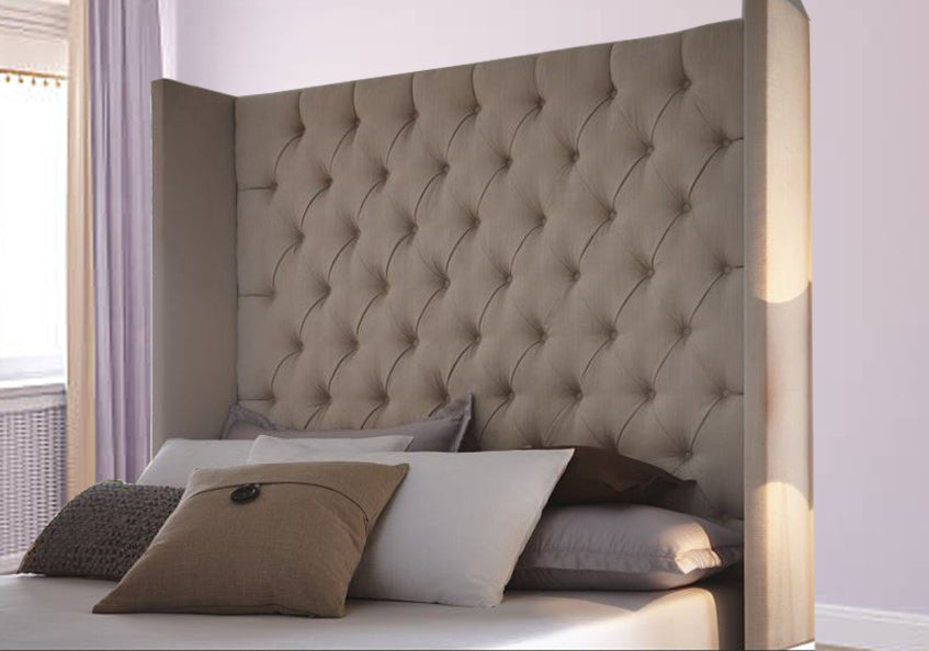 Cottage Comfort Chesterfield Headboard: Timeless Elegance and Craftsmanship - SAMIRAQ