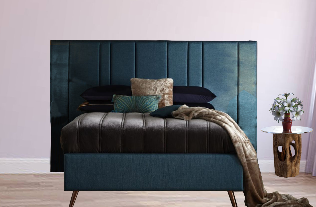 Scandi Sleek Wide Panel Headboard: Practical Elegance - SAMIRAQ